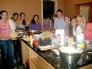 Students volunteering for Challah baking