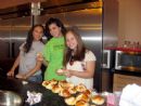 At a Taste of Shabbat with AEPhi, several AEPhi women came to bake Challah at Chabad on Thursday