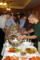 High Holidays at Chabad ended with a delicious break-the-fast