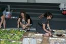 Preparing the chip salad