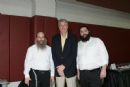 New Orleans City Council Member Arnie Fielkow, with Rabbi Rivkin and Dr. David Kaufmann