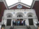 The Sinai Scholars visit the historical Anshe Sfard synagogue