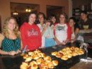 Each week, women volunteered to come to Chabad to bake Challah, as part of the "Loaves of Love" program. Each week, women volunteered to come to Chabad to bake Challah, as part of the "Loaves of Love" program.