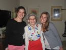 Allie Horowitz and Angelica Rubin deliver Challah to the residents of Woldenberg Allie Horowitz and Angelica Rubin deliver Challah to the residents of Woldenberg