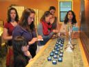 The Banot group was lead by our interns, Mushka Friedman and Mussy Krasnianski. They organized many different women's activities. Here Suzanne Zagury, Sydni Cole, Davita Petty, Arielle Gorstein and Xany Leon light Shabbat candles in preparation for a women's Shabbat service The Banot group was lead by our interns, Mushka Friedman and Mussy Krasnianski. They organized many different women's activities. Here Suzanne Zagury, Sydni Cole, Davita Petty, Arielle Gorstein and Xany Leon light Shabbat candles in preparation for a women's Shabbat service
