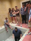Twenty students completed the Sinai Scholars program - 30 hours of Jewish learning and life-experiences, led by Rabbi Yochanan and Sarah. Here, the students visit the Chabad Mikvah that is currently under construction Twenty students completed the Sinai Scholars program - 30 hours of Jewish learning and life-experiences, led by Rabbi Yochanan and Sarah. Here, the students visit the Chabad Mikvah that is currently under construction