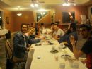 Left of the table: Yoni Kaplan, Jennifer Feld, Jesse Berkson, Idan Mark and David Redboard. Right of the table: Anderw Avitan, Rabbi Yochanan, Josh Ungar, Alexander Shporer and Josh Micley Left of the table: Yoni Kaplan, Jennifer Feld, Jesse Berkson, Idan Mark and David Redboard. Right of the table: Anderw Avitan, Rabbi Yochanan, Josh Ungar, Alexander Shporer and Josh Micley